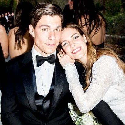 Ben Smith-Petersen with his wife Danielle Riley Keough